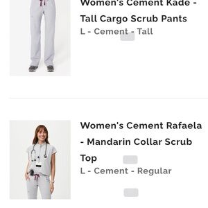 FIGS - Women's Cement Scrub Set